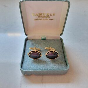 Men’s Cufflinks With Agate Stones